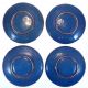 4 Chinese Cloisonne Plates 4 Diameter Mint Condition Colorful Plates photo 5