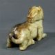 Old Chinese Jade Carving Of A Recumbent Horse Figurine Horses photo 1