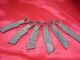 Chinese Bronze Collection Ancient Unique Knife Shape Coin 6pics It2 Other photo 1