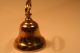 Antique Vintage Brass Bell Made In India,  3.  5 Inches Tall: Loud,  Clear Tone India photo 1
