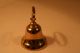 Antique Vintage Brass Bell Made In India,  3.  5 Inches Tall: Loud,  Clear Tone India photo 2