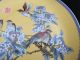 Chinese Porcelain Glaze Plate Round Exquisite Flowers&birds Patterns Unique Plates photo 2