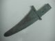 Chinese Bronze Sword Spearhead Curving Broad Old Unique Swords photo 5