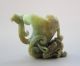 Antique Chinese Hetian Jade Carved Dragon Phoenix Cup Statue Nr Other photo 1