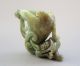 Antique Chinese Hetian Jade Carved Dragon Phoenix Cup Statue Nr Other photo 3