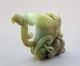 Antique Chinese Hetian Jade Carved Dragon Phoenix Cup Statue Nr Other photo 5