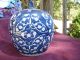 Chinese Blue & White Covered Jar 10 