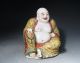 Large Chinese Porcelain Colorful Buddha Statue With Mark Bowls photo 1