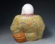Large Chinese Porcelain Colorful Buddha Statue With Mark Bowls photo 2