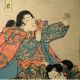 Antique Japanese Woodblock Print Kuniyoshi Kabuki Edo Period Japan Prints photo 7