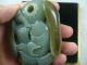 Natural Hetian Soft Jade,  Fish And Lotus Root,  Safety Certificate Other photo 3