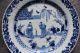 Large Chinese Porcelain Dish Kangxi Period 1662 - 1722 Year,  Blue And White Plates photo 4