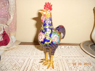 Lovely Chinese Cloisonne Cockeral photo