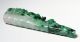 Finely Carved Old Chinese Jade Pipe With Dragons - Great Color Oxen photo 2