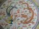 Antique Dragon Large Plate With Six Character Plates photo 1