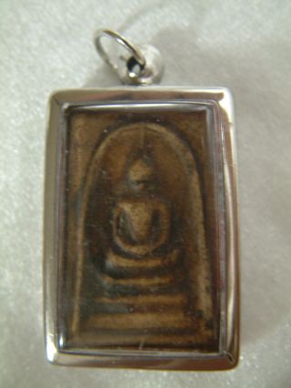 Phra Somdej Toh Wat Chaiyo Thai Buddha Powerful Amulet Benjapakee Antique Rare photo