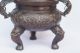 Chinese Bronze Incense Burner & Lid W Ming Dynasty Xuan De Mark Nr Other photo 2