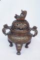 Chinese Bronze Incense Burner & Lid W Ming Dynasty Xuan De Mark Nr Other photo 3