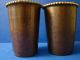 Pair Of Solid Bronze Goblets / Mug Tibet photo 1