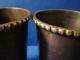 Pair Of Solid Bronze Goblets / Mug Tibet photo 2