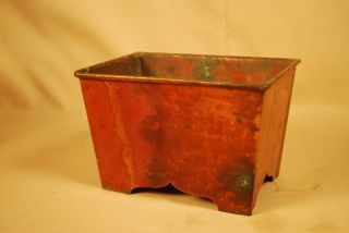 Antique Japanese Incense Burner Copper Pot Box Small Hibachi photo