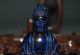 Old Chinese Lapis Lazuli Jade Hand Carved,  Pendant (buddha Statue) Nr Other photo 1