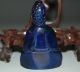 Old Chinese Lapis Lazuli Jade Hand Carved,  Pendant (buddha Statue) Nr Other photo 5