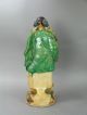 Late 19th C.  Chinese Standing Luohan Figure With A Fan Men, Women & Children photo 2