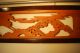 Japanese Hand Carved Ranma Xtra Long Wood Carved Transom Pine Trees & Crane 1 Other photo 11