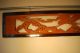 Japanese Hand Carved Ranma Xtra Long Wood Carved Transom Pine Trees & Crane 1 Other photo 1