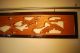 Japanese Hand Carved Ranma Xtra Long Wood Carved Transom Pine Trees & Crane 1 Other photo 2
