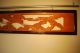 Japanese Hand Carved Ranma Xtra Long Wood Carved Transom Pine Trees & Crane 1 Other photo 8