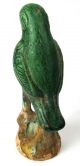 Three - Colour Glaze Ceramic Parrot Bird Statue Birds photo 2