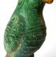 Three - Colour Glaze Ceramic Parrot Bird Statue Birds photo 8