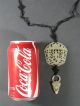 Old Chinese Carved White Jade Pendant Necklace Plaque Openwork Basket Necklaces & Pendants photo 7