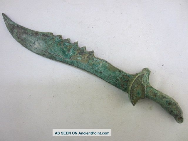 Collection Bronze Chinese Delicate Animasl Carving Knife & Sword Statue B1 Other photo