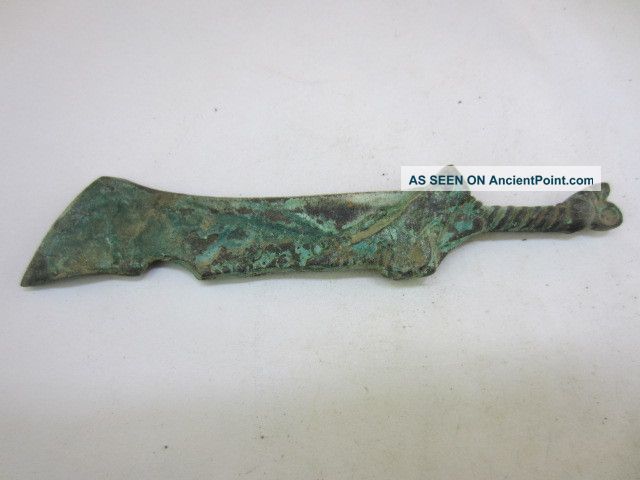 Collection Bronze Chinese Delicate Animasl Carving Knife & Sword Statue B2 Other photo