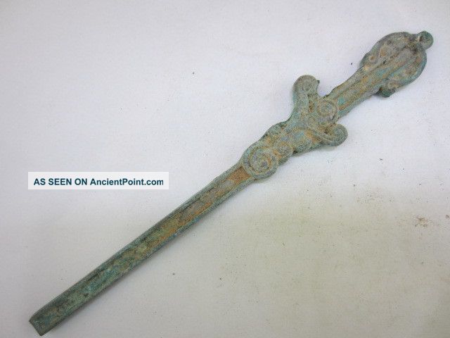 Collection Bronze Chinese Delicate Animasl Carving Knife & Sword Statue B6 Other photo