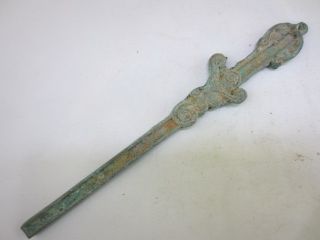 Collection Bronze Chinese Delicate Animasl Carving Knife & Sword Statue B6 photo