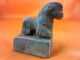 Ancient China Pure Bronze Dynasty Chinese Zodiac Animal Sheep Goat Seal Stamp E8 Swords photo 3