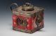Vintage Chinese Porcelain Teapot Orient Red Teaset Teapots photo 1