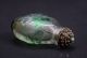 Antique Snuff Bottle Chinese Peking Glass 20th Century With Stopper Snuff Bottles photo 1