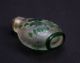 Antique Snuff Bottle Chinese Peking Glass 20th Century With Stopper Snuff Bottles photo 3