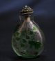 Antique Snuff Bottle Chinese Peking Glass 20th Century With Stopper Snuff Bottles photo 6