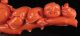 Huge Antique Chinese Carved Red Coral Statue,  Woman (quan - Yin) And Children Men, Women & Children photo 8