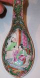 Antique Chinese Famille Rose Medallion Export Porcelain Soup Bowl Spoon Mint1850 Other photo 9
