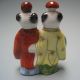 19th.  C Wearing Festive Costumes Fuwa Enamel Vitreous Enamel Snuff Bottle Snuff Bottles photo 2