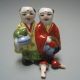 19th.  C Wearing Festive Costumes Fuwa Enamel Vitreous Enamel Snuff Bottle Snuff Bottles photo 4