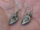 Antique Outstanding Middle East Silver Earings Uzbek Ethnic Charming Jewelry Middle East photo 2