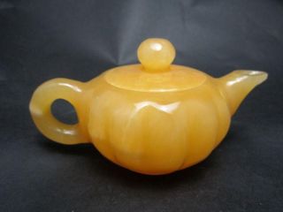 100% Natural Mihuang Jade Teapots & Lid Nr photo